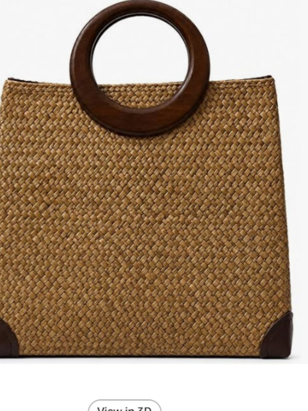 Hand-woven Straw Bag Women Summer Beach Handbag Purse Retro Rattan Tote Clutch